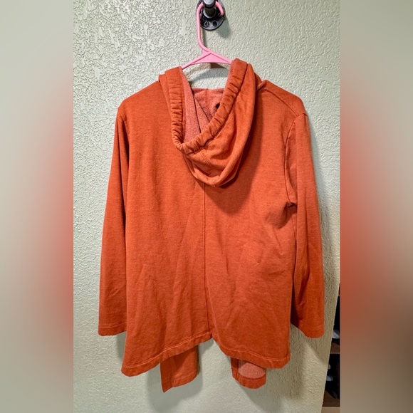 Eddie Bauer Vibrant Orange Cardigan - Picture 3 of 3